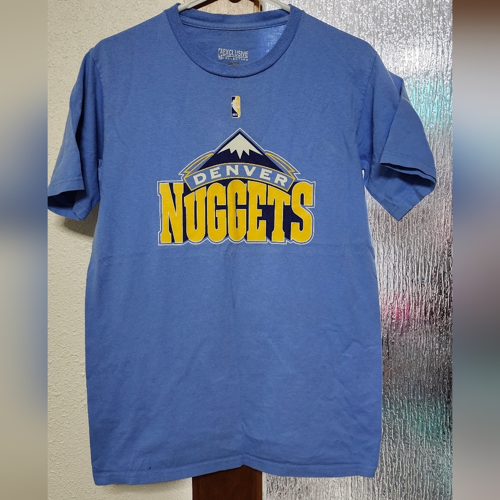 NBA Blue Denver Nuggets Short Sleeve Tee